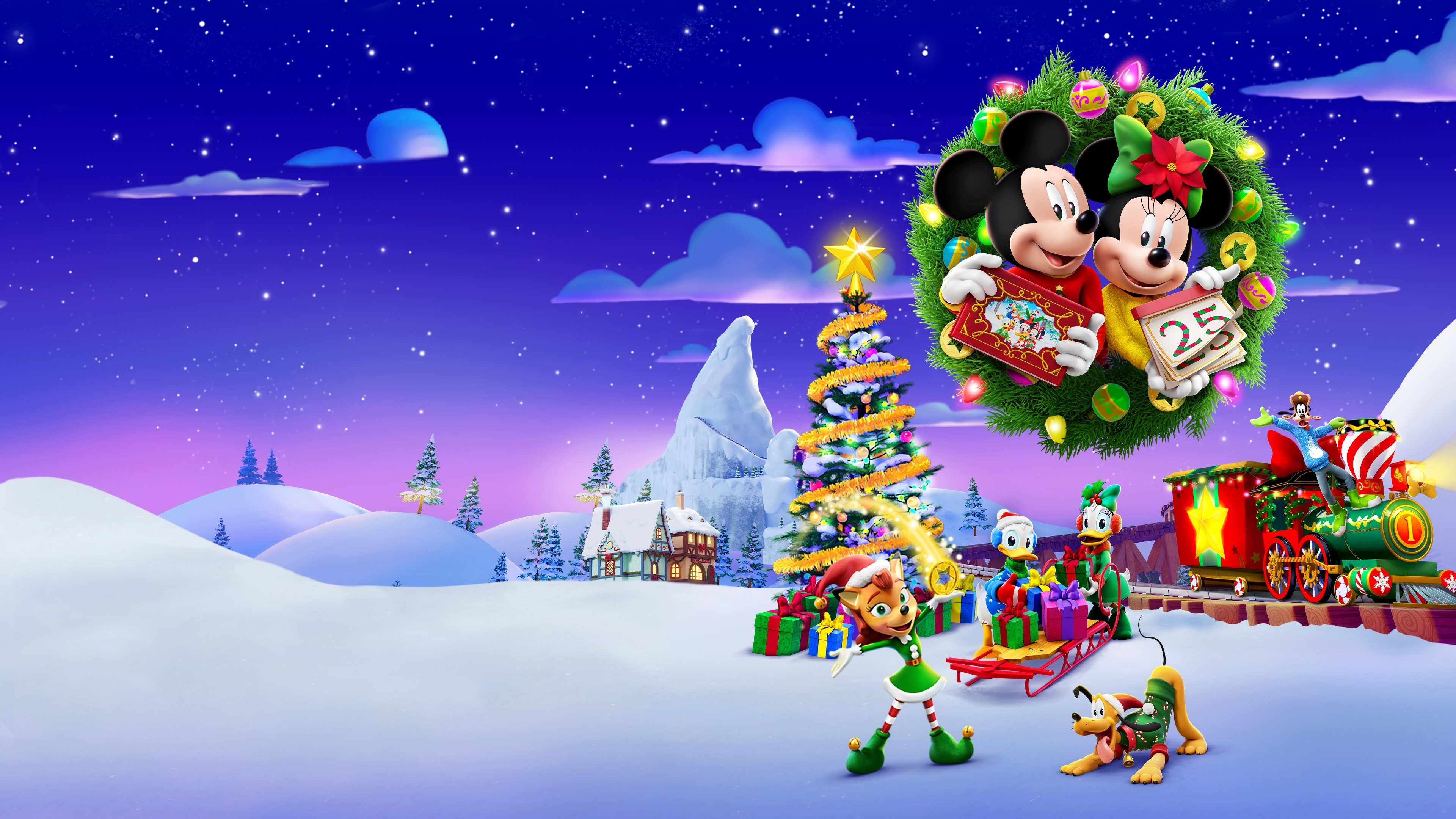 Mickey and the Very Many Christmases Background