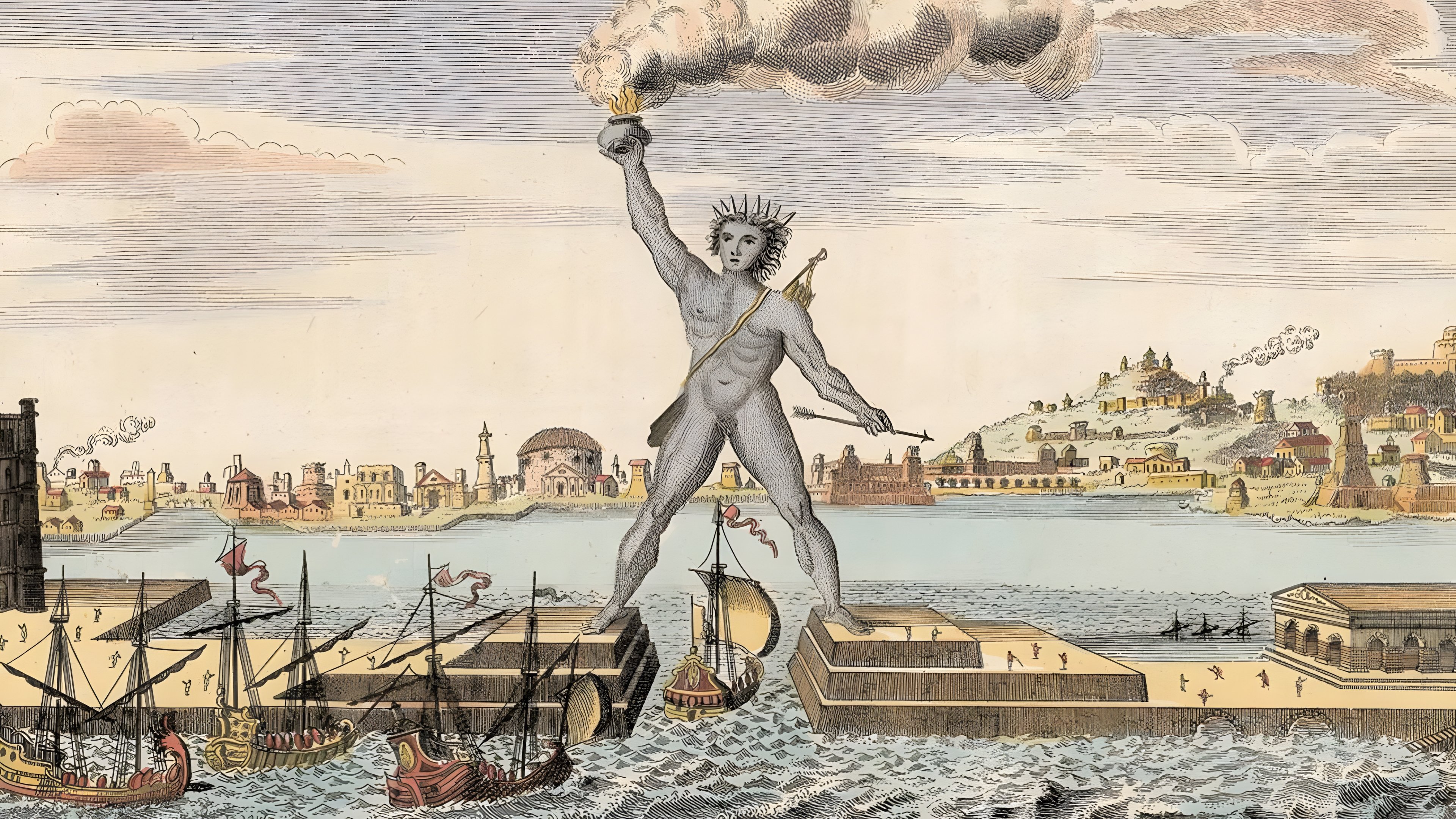 Lost Treasures of the Ancient World: The Seven Wonders of the Ancient World Background