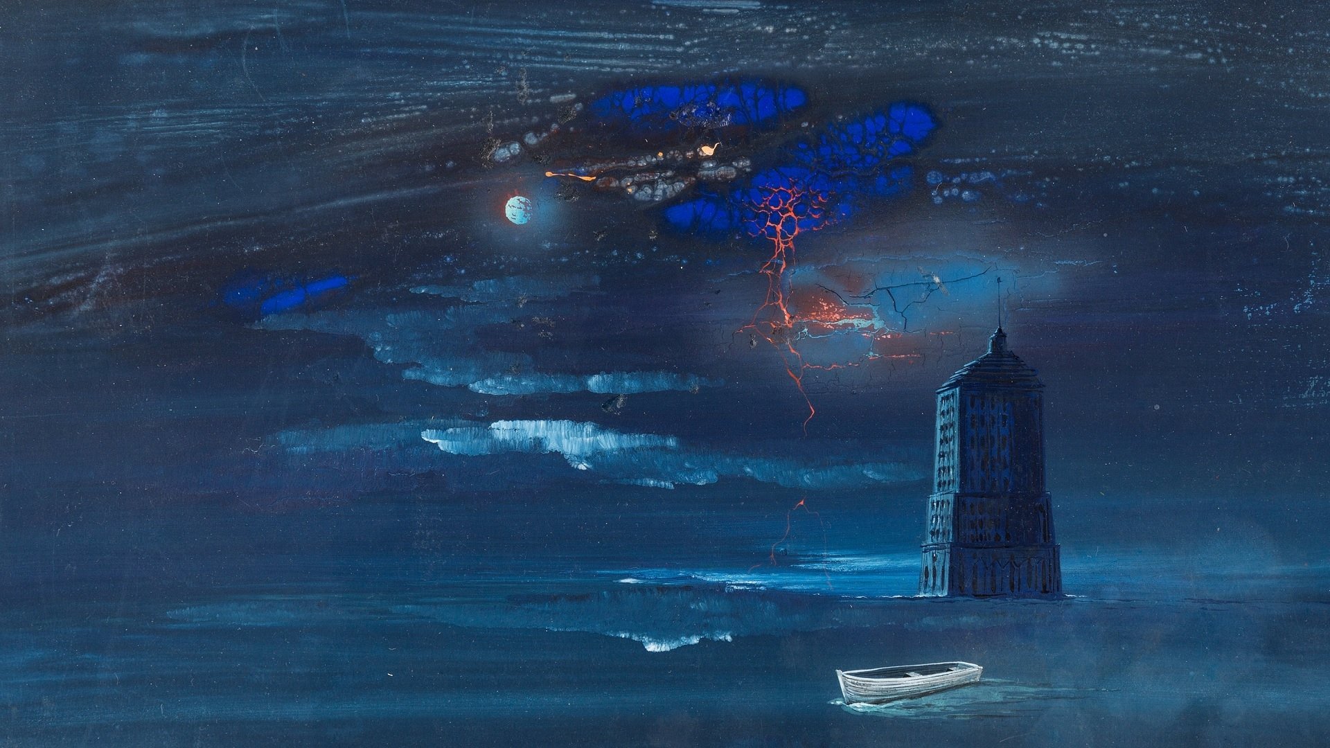 Man in Space Background