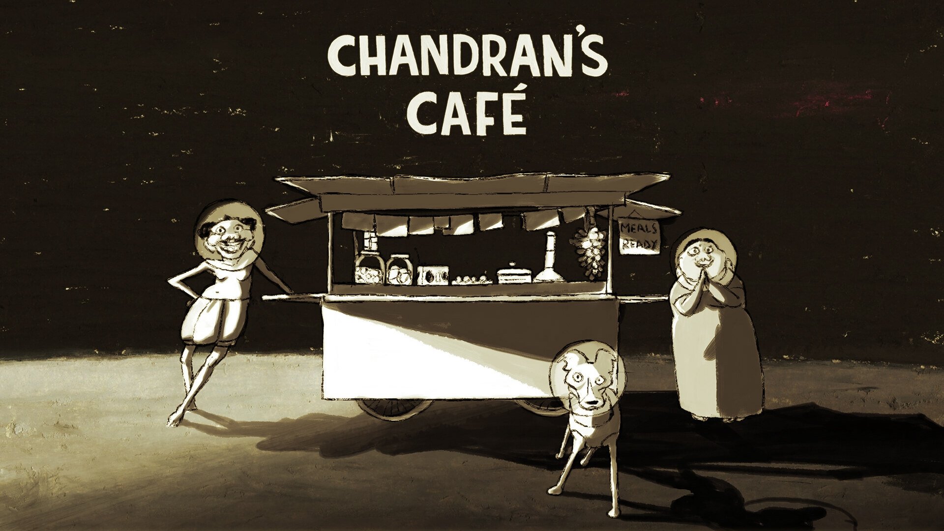 Chandran's Café Background