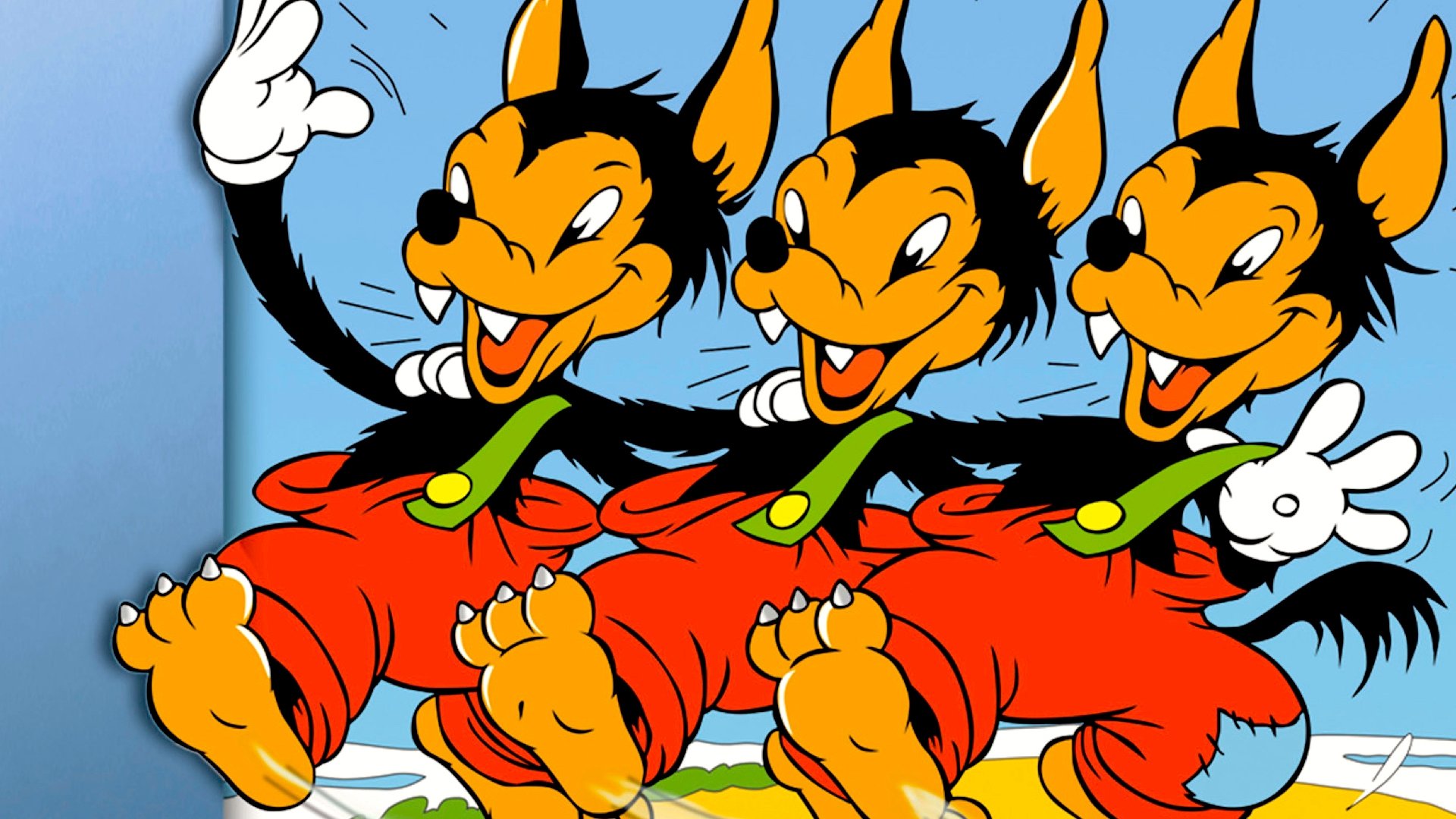 Three Little Wolves Background