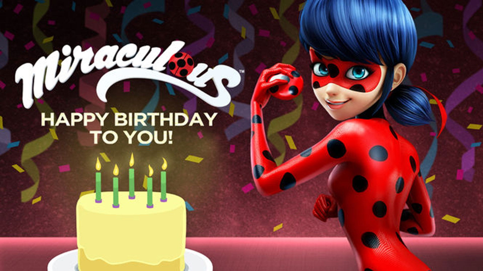 Miraculous - Happy Birthday to You! Background