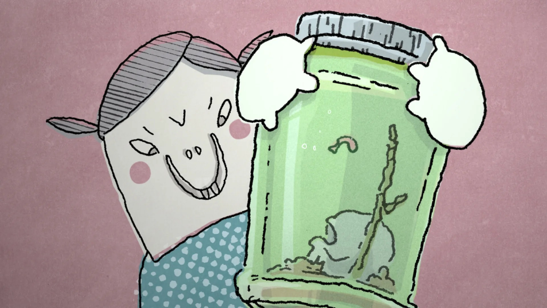 Mermaid in a Jar Background