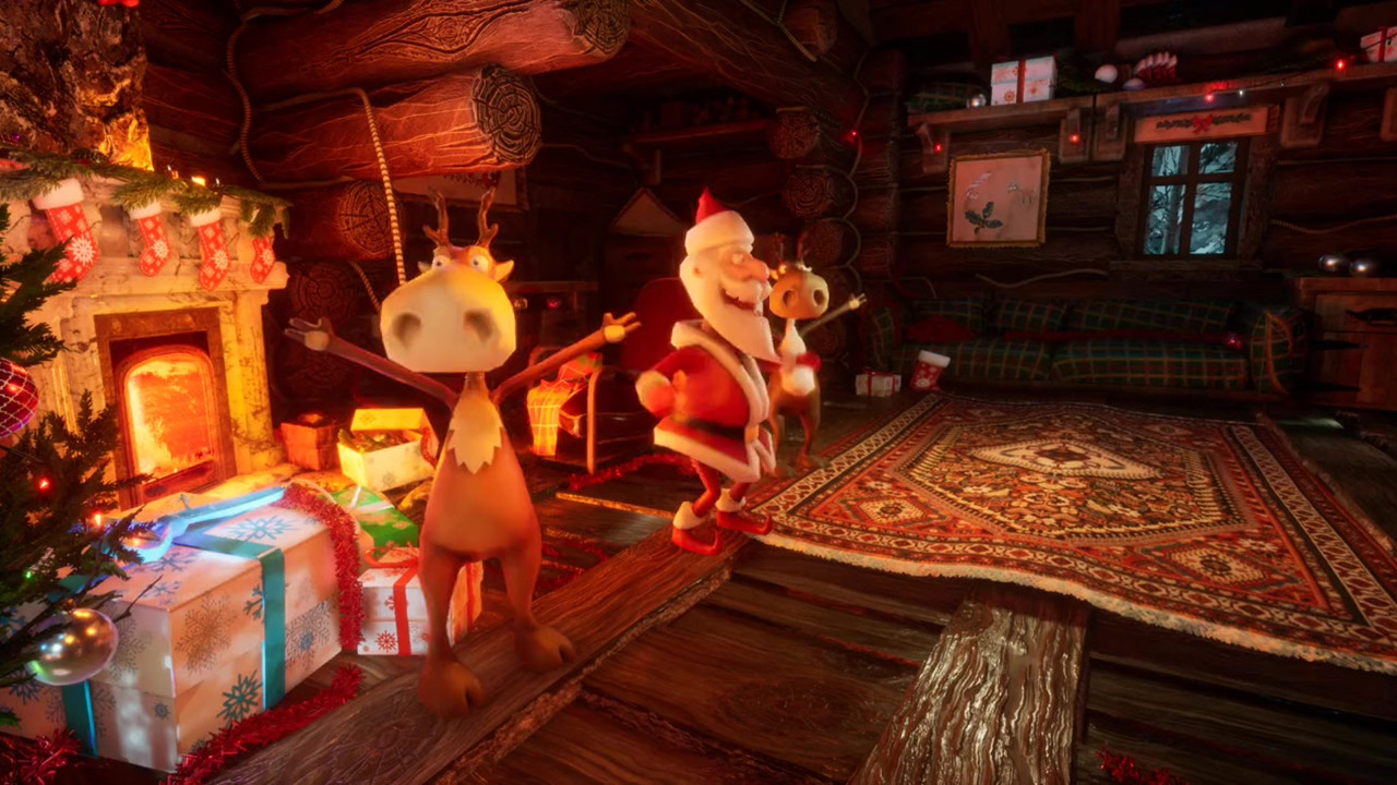 A Frozen Christmas 3 Background