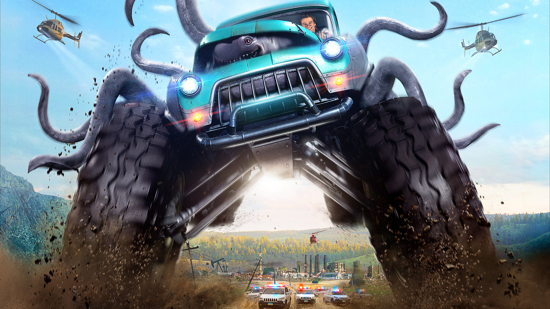 Monster Trucks Background