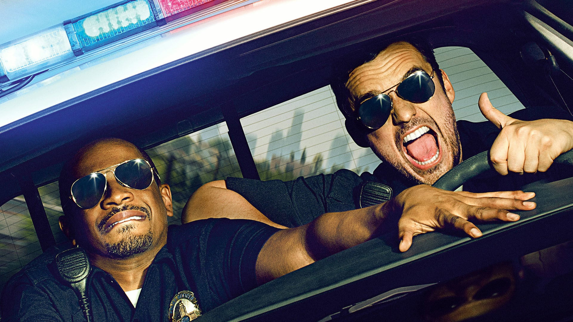 Let's Be Cops Background
