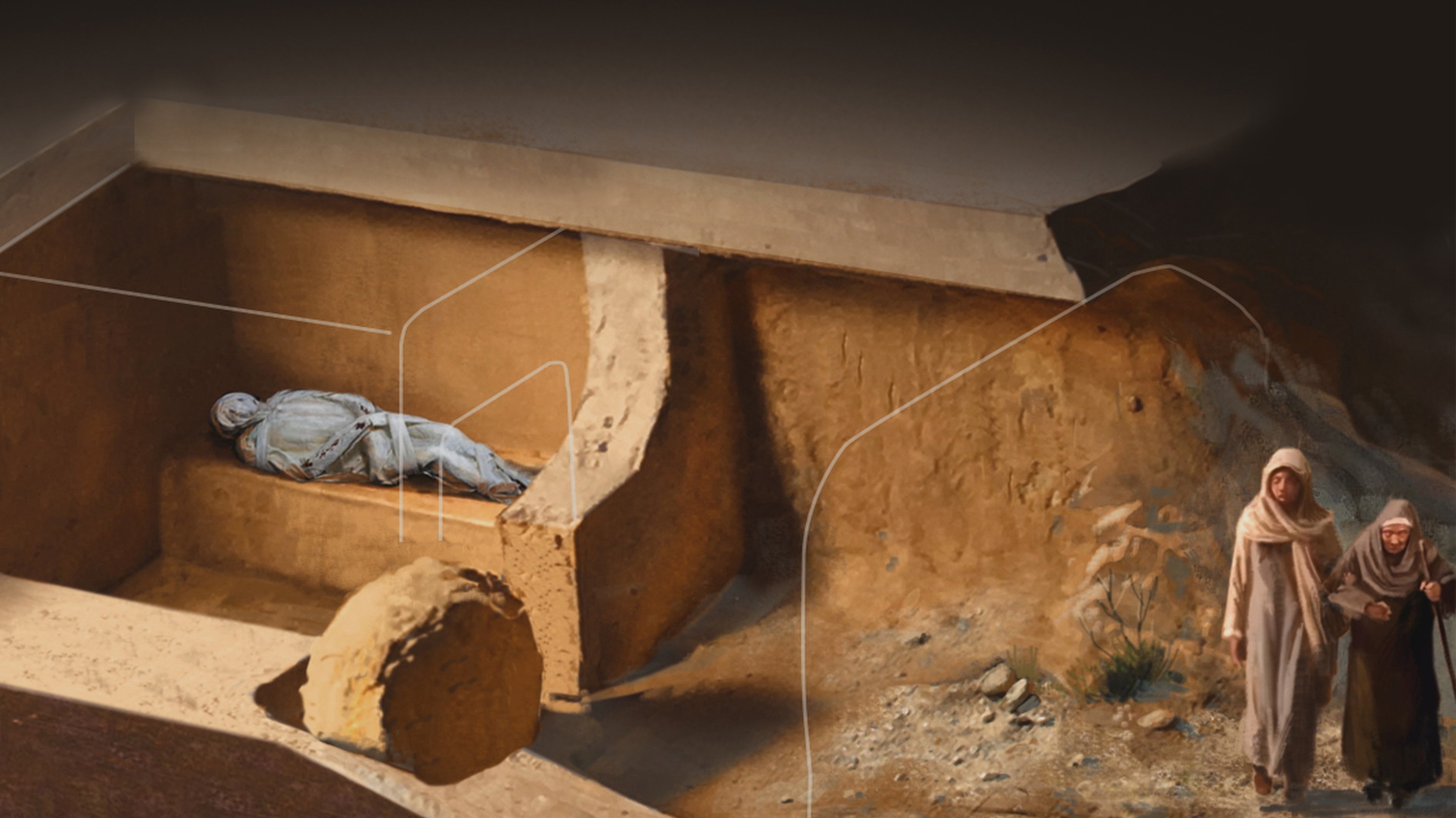 Secrets of Christ's Tomb Background