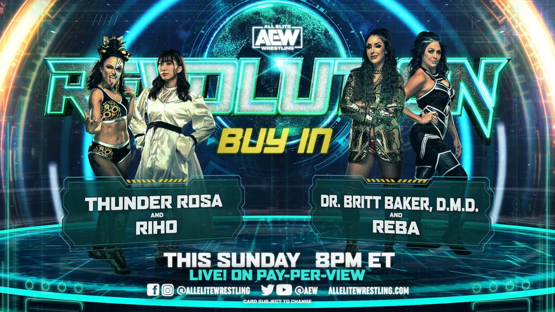 AEW Revolution 2021: The Buy In Background