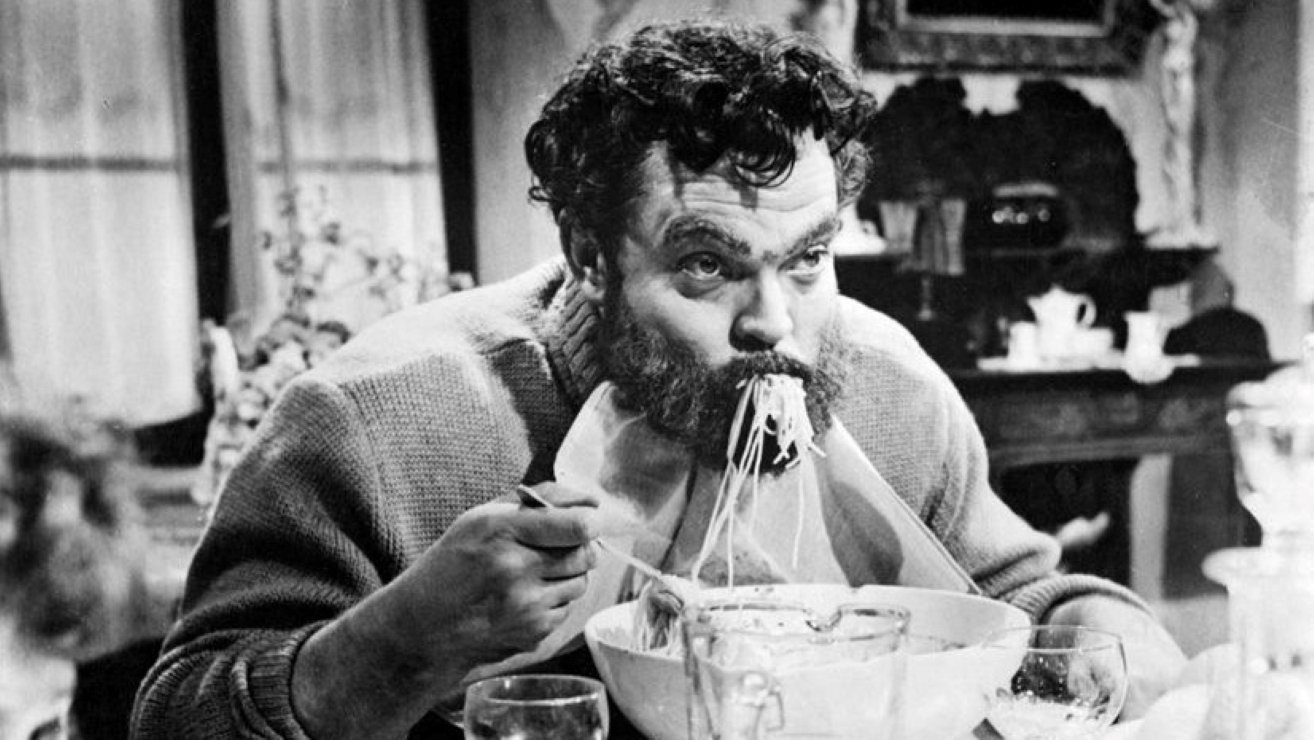 Man, Beast and Virtue Background