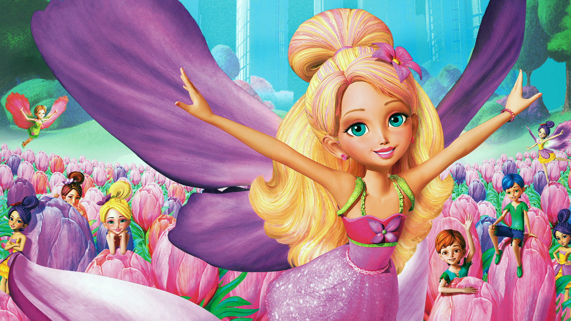 Barbie Presents: Thumbelina Background