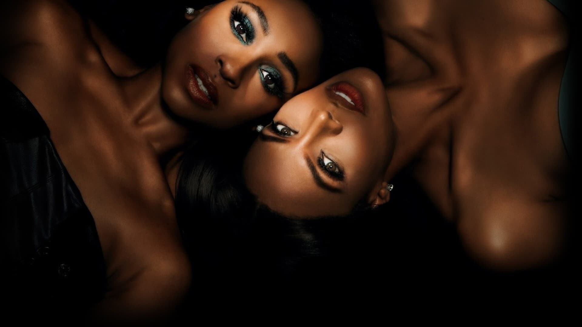 Beauty in Black Background