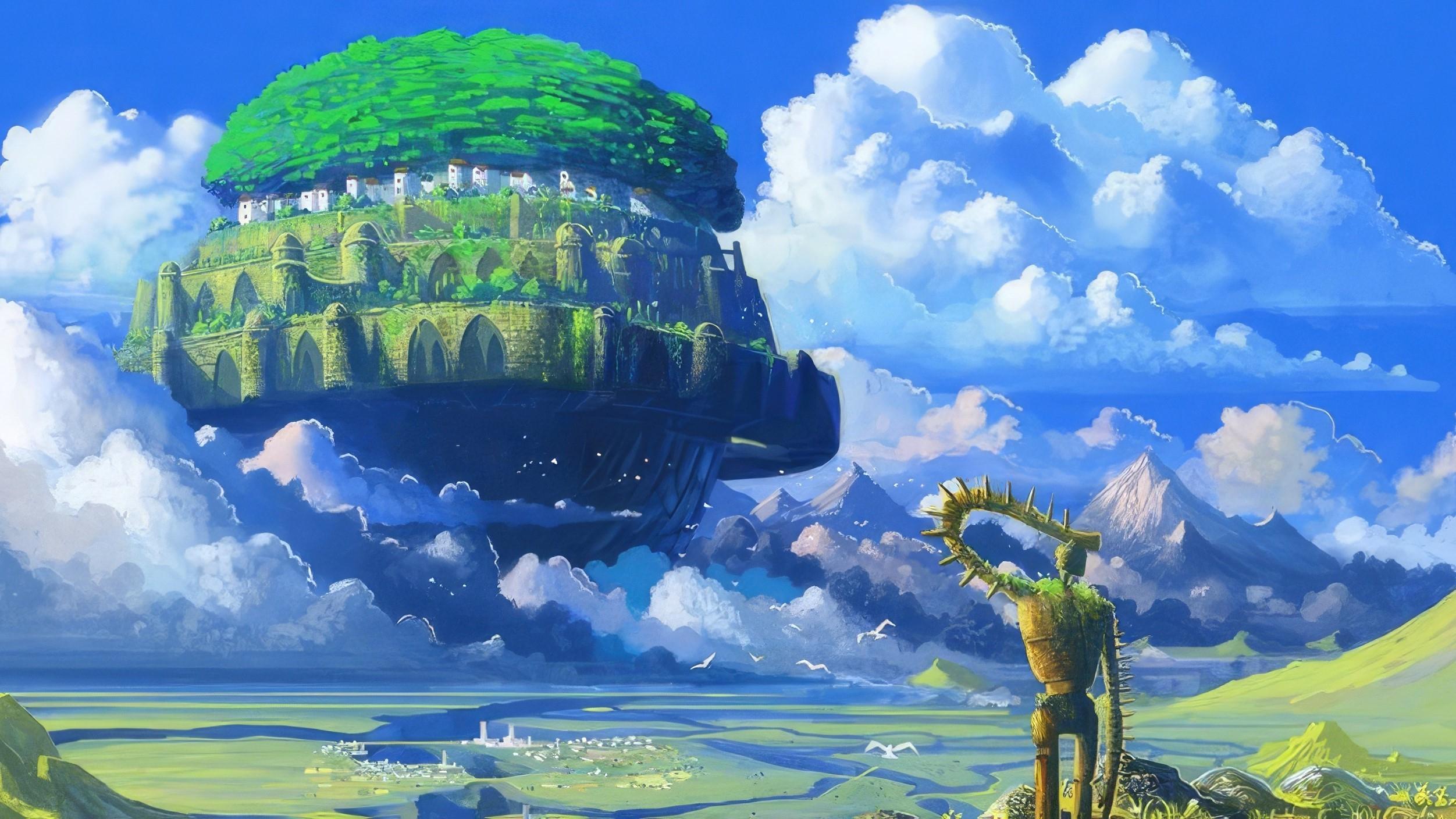 Castle in the Sky Background