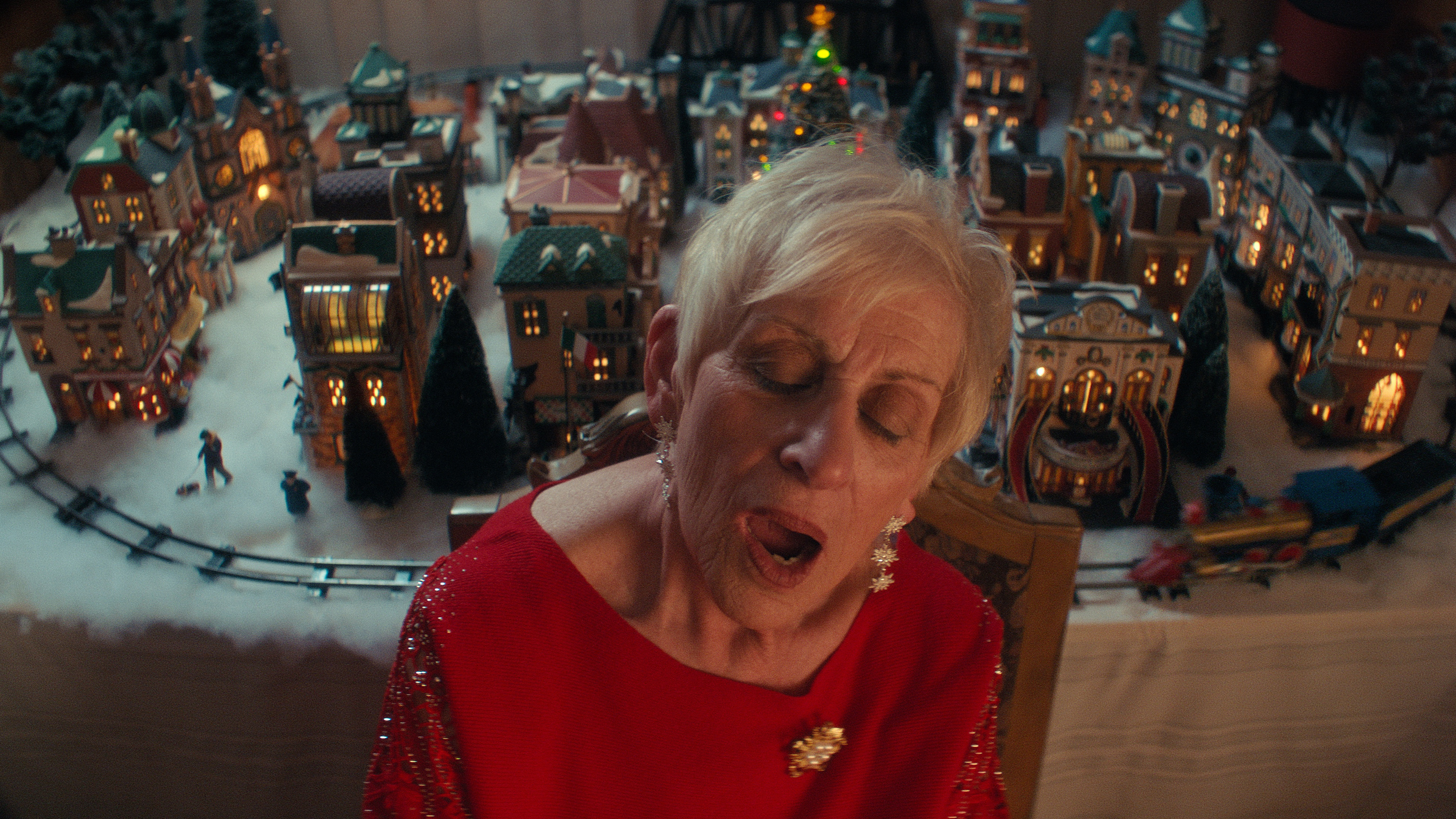 Christmas Eve in Miller's Point Background