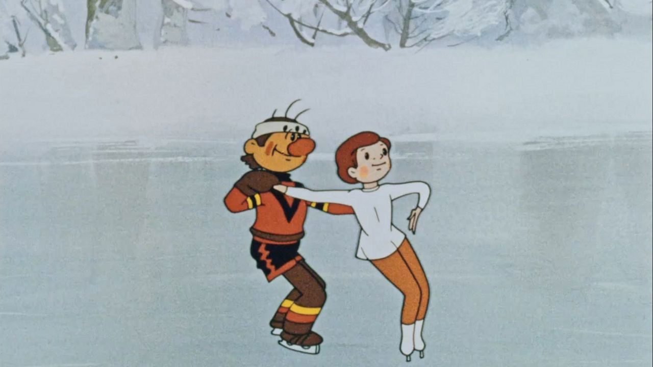 Come to the Skating Rink Background