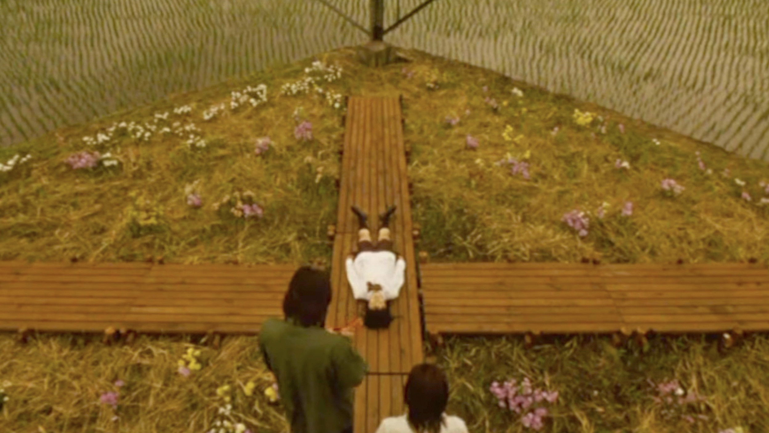 The Man Behind the Scissors Background