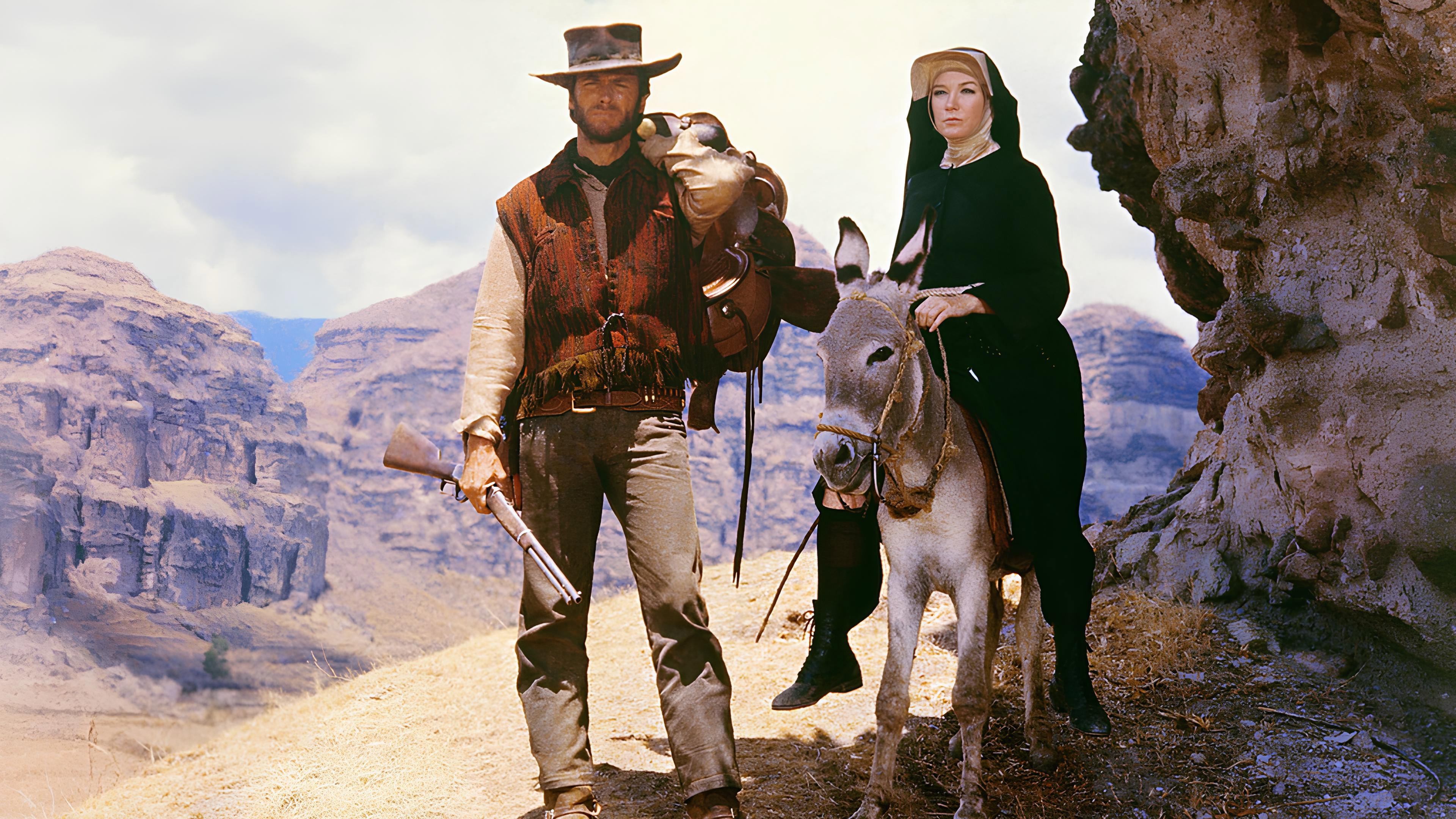 Two Mules for Sister Sara Background