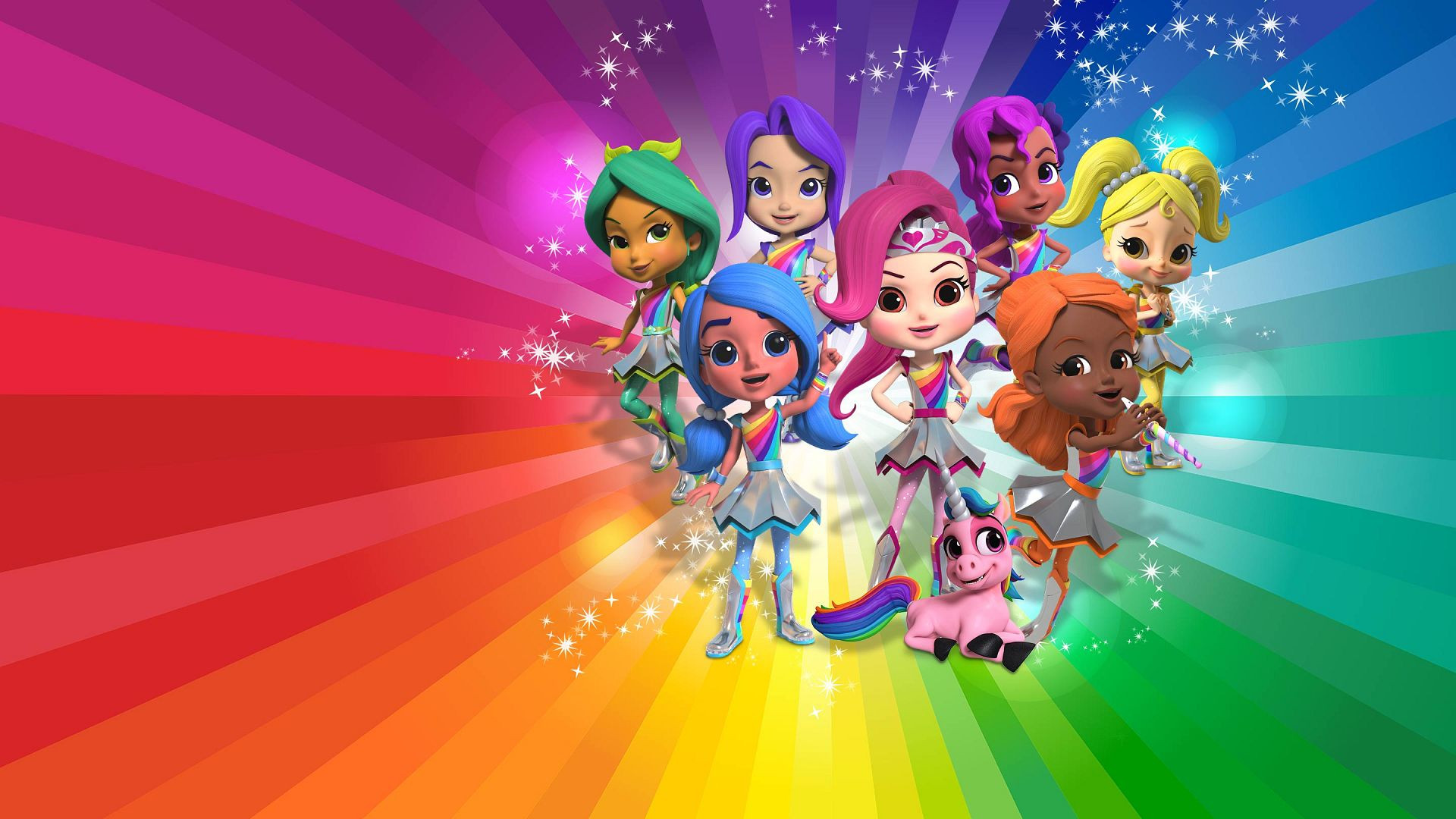 Rainbow Rangers Background