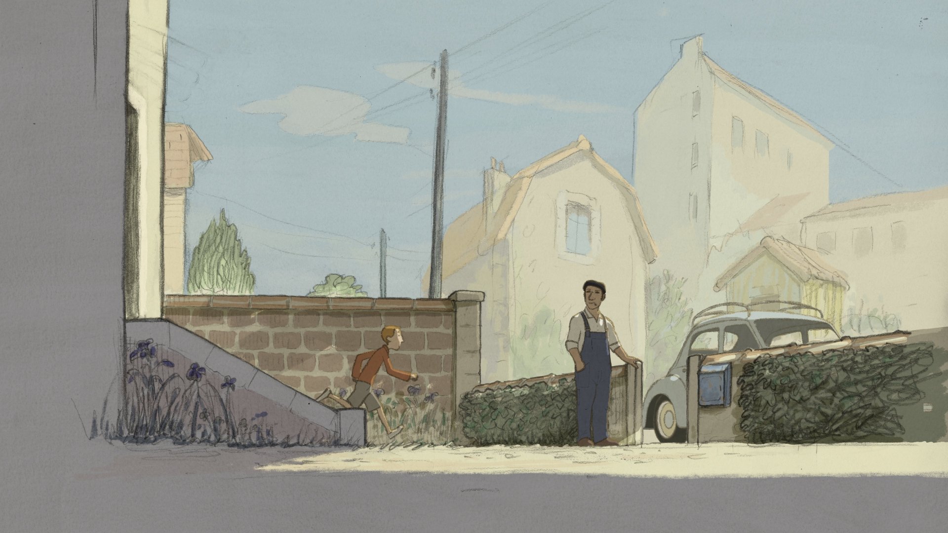 A Boat in the Garden Background