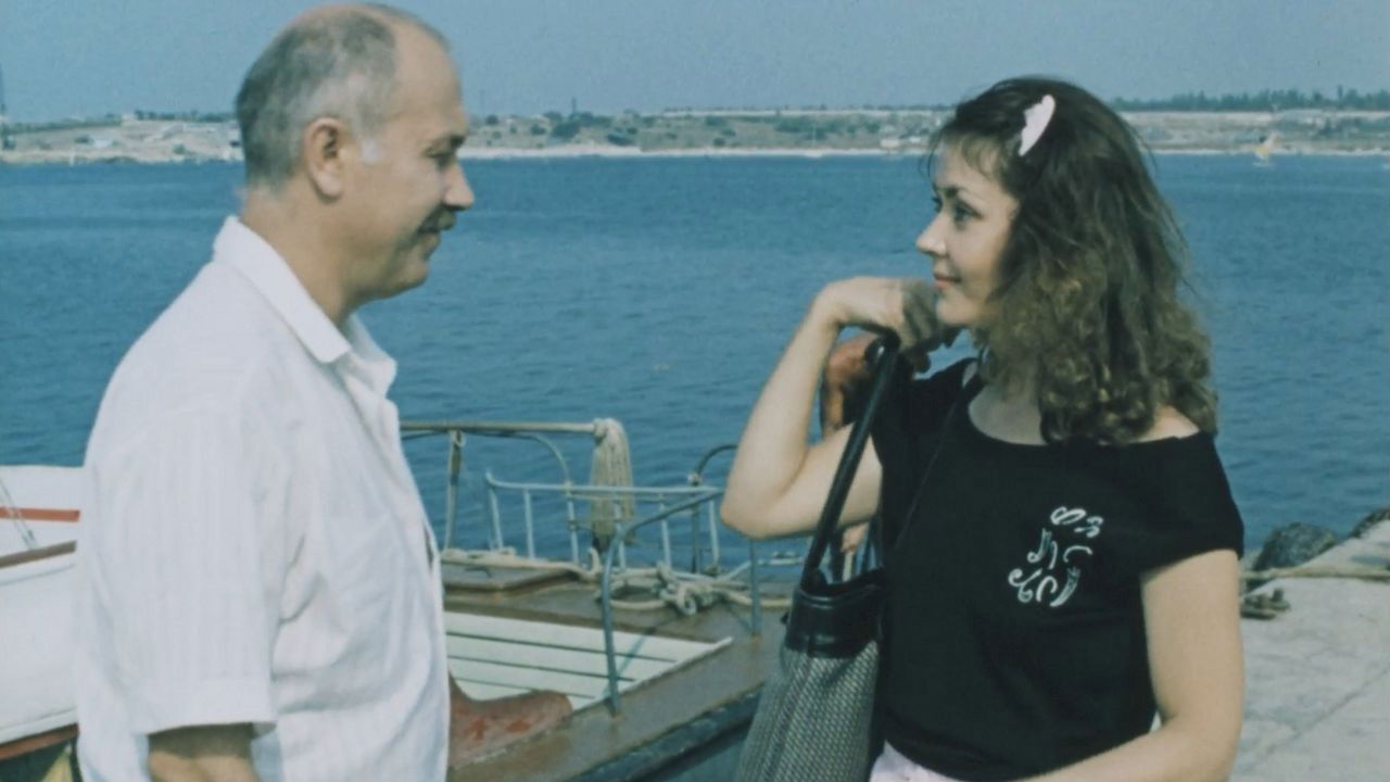 A Man from the Black 'Volga' Background