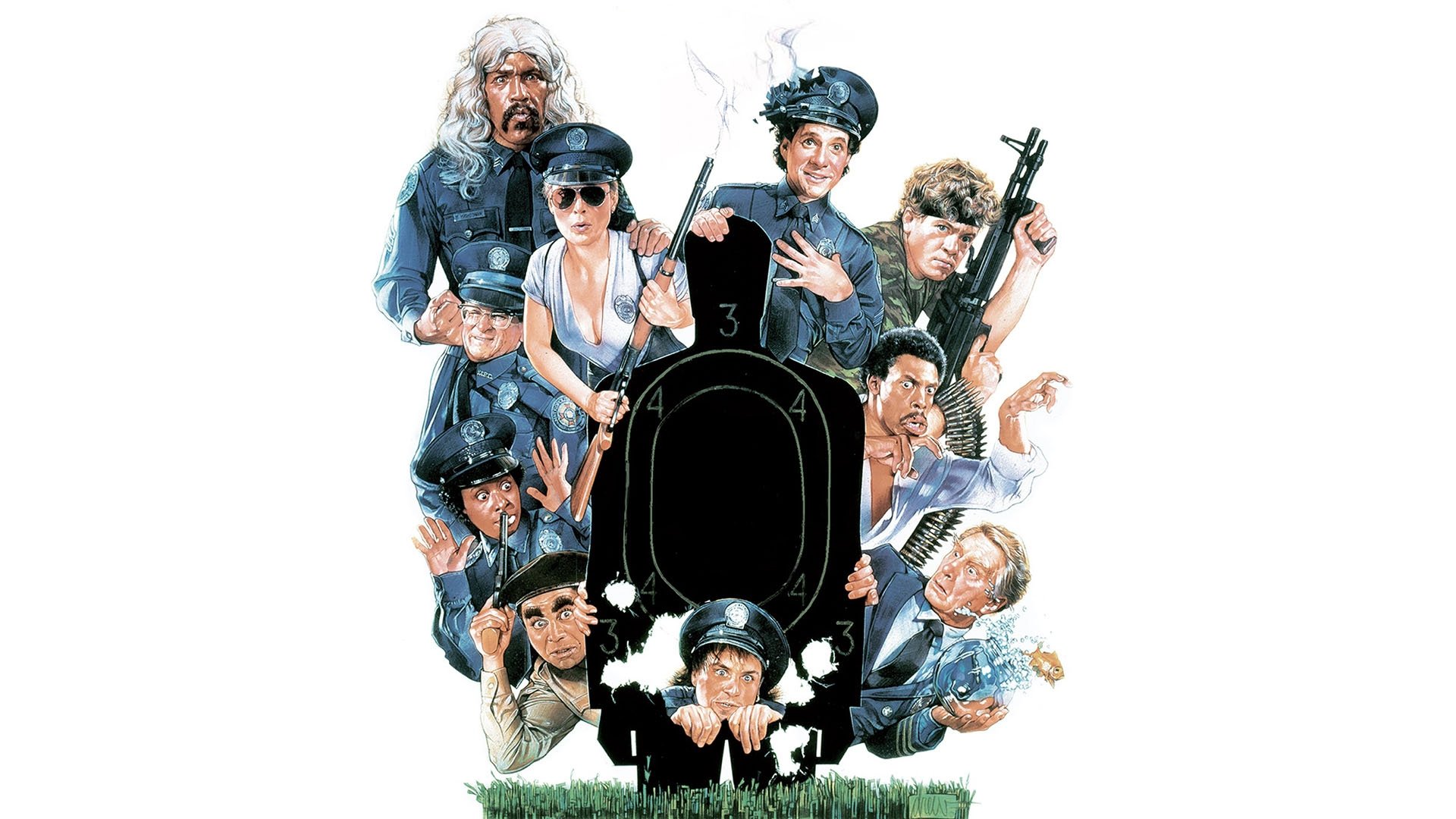 Police Academy 3: Back in Training Background